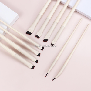 Delineador de labios líquido único en ángulo de cabeza plana ultrafino DiyJapanese personalizado, pinceles <span class=keywords><strong>para</strong></span> difuminar, delineador de ojos, pincel de <span class=keywords><strong>maquillaje</strong></span> de cejas - Product Image 4