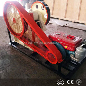 Concasseur à mâchoires mobile portable mini, capacité max. 20 t/h, moteur AC, haute productivité, utilisation facile, application minière - Product Image 1