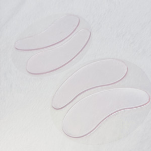 Patchs anti-rides réutilisables en silicone transparent pour le contour des yeux, lavables, avec essence de lavande - Product Image 2