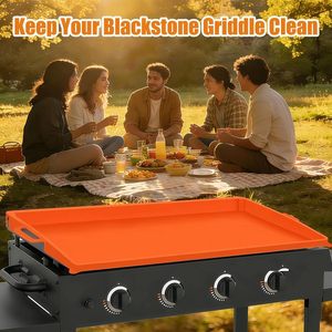 Tapete Protector de Silicona Mejorado para Plancha, Cubierta Protectora de Borde Completo para Parrilla de 36 Pulgadas, Tapete Resistente de Grado Alimenticio para Parrilla - Product Image 4