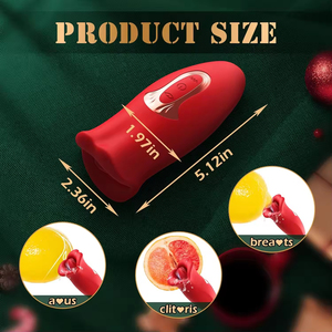 Vibrador Personalizado con Simulación de Lengua, Estimulador de Pezones y Clítoris, Masajeador de Masturbación, Juguete Sexual para Adultos - Product Image 4