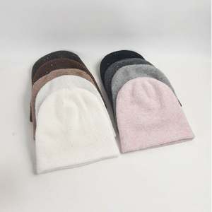 Nouveauté 2024 – Bonnet en laine double épaisseur à sequins scintillants pour femme, style décontracté, chaud et élégant pour l'automne-hiver - Product Image 1