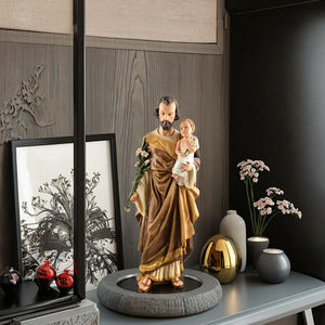 Stock Statues Religieuses Catholiques Résine Porcelaine Notre <span class=keywords><strong>Père</strong></span> Chrétien <span class=keywords><strong>Saint</strong></span> Joseph Jésus Statue Artisanat Religieux - Product Image 6