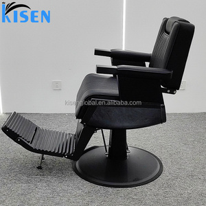 Luxury Professional Barbershop Salon Synthetic Leather Vintage Heavy Duty Hydraulic Pump Eco-friendly <b>Adjustable</b> Reclining - Product Image 6