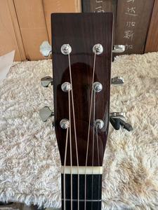 Gitar Akustik Solid Berkualitas Tinggi <span class=keywords><strong>40</strong></span> Inch OM Body Buatan Tangan dengan Kayu Spruce dan Rosewood Solid Cocok untuk Pertunjukan - Product Image 3