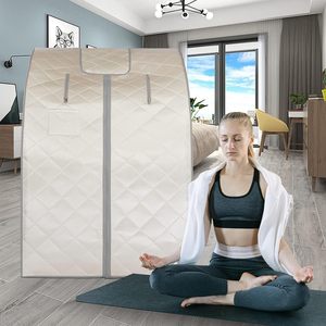 Smartmak <span class=keywords><strong>Sauna</strong></span> inframerah jauh seluruh tubuh satu orang Set SPA portabel dengan pengendali waktu & suhu jarak jauh - Product Image 4