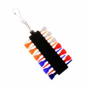 Logo personnalisé Clip fixe Jeu de clous pour balle de golf Tee & Volleyball Siège de clou Fournitures de golf en plastique Bambou Accessoires de golf - Product Image 5