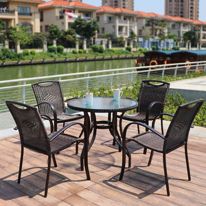Wholesale Restaurant Terrace <strong>Furniture</strong> Outdoor <strong>Dining</strong> Chair Popular Outdoor <strong>Furniture</strong> Chairs Set <strong>Garden</strong> Chair <strong>Rattan</strong> / Wicker - Product Image 1