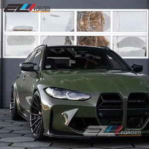 Roues de voiture de tourisme personnalisées monobloc forgées 5x120/5x114.3 Jantes forgées en alliage d'aluminium poli chromé brossé 4 pièces concaves - Product Image 3