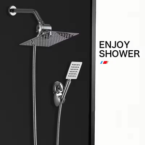 YF 2026 Combo de Cabezal de Ducha de Lluvia al por Mayor, OEM/ODM, Acero Inoxidable Cromado, Alta Presión, Doble Función para Hotel - Product Image 4