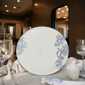 Osso di porcellana con porcellana di porcellana 24 pezzi all'ingrosso 6 utenti piatti di nozze Set di stoviglie Tangshan fabbrica stoviglie regali - Product Image 2