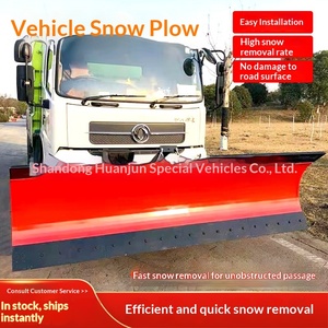 Pala quitanieves para montaje en coche, tablero de quitanieves modificado para vehículos de saneamiento grandes, máquina quitanieves para carreteras. - Product Image 1