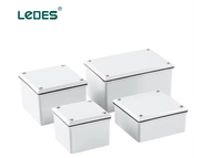 LEDes IP67 Boîte de jonction étanche PVC Low Smoke Zero Halogen Electrical Conduit Fittings Adaptable IP67 Waterproof Junction Box