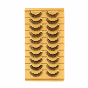 Pestañas Postizas ShuangYu Hechas a Mano con Efecto Voluminoso <span class=keywords><strong>3D</strong></span>, Reutilizables, Libres de Crueldad Animal, de Pelo Sintético, 17 mm de Largo, 0.07 mm de Grosor - Product Image 4