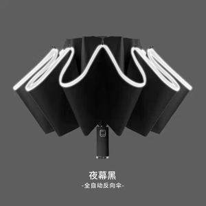 <span class=keywords><strong>Parapluie</strong></span> automatique à bon <span class=keywords><strong>prix</strong></span> <span class=keywords><strong>Parapluie</strong></span> <span class=keywords><strong>inversé</strong></span> de sécurité coupe-vent 3 pliant et <span class=keywords><strong>inversé</strong></span> avec bande réfléchissante - Product Image 2