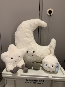 Peluche Suave Estilo Jellycat, Muñeco de Peluche con Forma de Luna, Estrella y Sol, Juguete de Peluche Celestial Kawaii, Regalo Reconfortante para Niños, Novia, Decoración del Hogar - Product Image 6