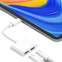 Adaptador de Audio Digital Dual USB C para Carga Simultánea y Escucha de Música para Samsung, iPhone y Otros Teléfonos Celulares