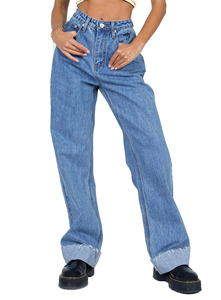 SMO Pantalon <span class=keywords><strong>Jean</strong></span> Pour Femme Pantalones <span class=keywords><strong>Jean</strong></span> <span class=keywords><strong>De</strong></span> Mujer <span class=keywords><strong>Talle</strong></span> <span class=keywords><strong>Alto</strong></span> Womens Pantalones <span class=keywords><strong>de</strong></span> mezclilla sólidos - Product Image 2