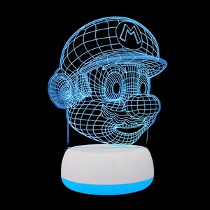 Veilleuse tactile <span class=keywords><strong>3D</strong></span> <span class=keywords><strong>LED</strong></span> <span class=keywords><strong>Pokemon</strong></span> Pikachu, 7 couleurs, <span class=keywords><strong>lampe</strong></span> de Table, Illusion d'optique Elstey, <span class=keywords><strong>lampe</strong></span> de chevet - Product Image 5