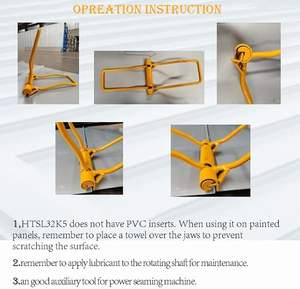 Outil à main ergonomique de plus près de couture de toit de bricolage de niveau <span class=keywords><strong>professionnel</strong></span> pour les panneaux de toit en tôle - Product Image 4