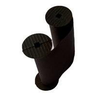Pita Tinta Pengganti untuk Ribbon Jam Waktu Rapidprint Widmer (Ungu) Model T-3, T-LED, 3, N, D Jam Validasi Cap Waktu