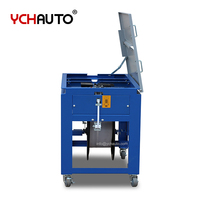 Machine d'emballage automatique de cartons avec ruban adhésif, machine à cerclage électrique robuste pour cartons en PP