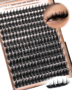 Extensiones de Pestañas Postizas Gruesas y Esponjosas, Mezcla de Extensiones de Pestañas DIY de 10-18 mm, Extensiones de Pestañas Individuales de 30D-100D - Product Image 2
