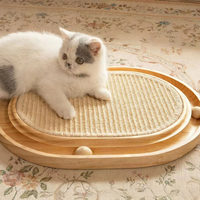 Mainan Kucing Kayu Kustom Berkualitas Tinggi, Lucu, Interaktif, Ramah Lingkungan, Tahan Lama, Latihan Fisik, Multifungsi, Penggaruk, Kemasan Karton