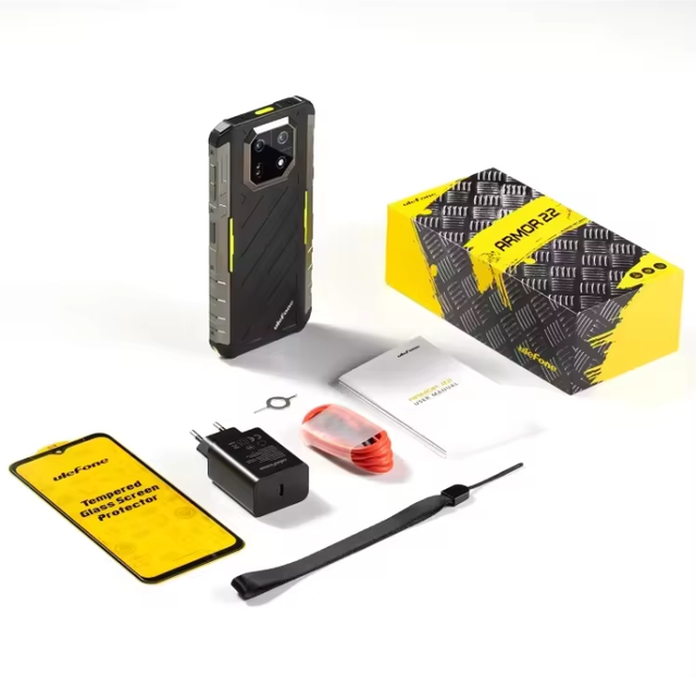 Ulefone Armor 22 8GB+128GB Memory IP68 IP69K Rugged Phone Android 13 Octa Core Network 4G Phone