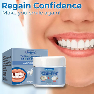 Riempitivo Dentale Temporaneo Riutilizzabile, Sostituzione Temporanea per Denti Mancanti, Riparazione Termoformabile per Denti Finti - Product Image 3