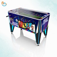 Joy2fun Table de jeu de football à monnayeur pour plusieurs joueurs, jeu de football de table, jeu de société de football