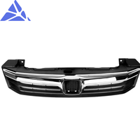 Piezas Originales de Automóvil, Cubierta de Parachoques Delantero, Rejilla Superior con Moldura Cromada para Honda Civic Sedán 2012, Kit de Carrocería Delantera