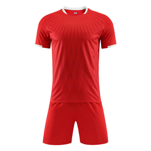 Maillot de football personnalisé pour homme, créez votre propre uniforme, haute qualité, polyester/coton respirant et à séchage rapide, col rond - Product Image 1
