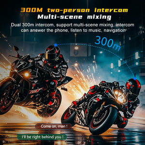 Kofig N3X ABS Material Waterproof Noise Cancelling Stereo Sound Intercom Helmet Bluetooth Motorcycle <strong>Headset</strong> Accessories - Product Image 4