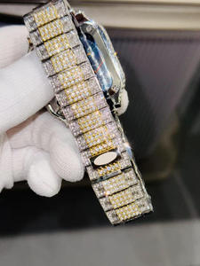 Relojes de Cuarzo 2025 para Hombre, Caja Cuadrada, Reloj de Lujo con Diamantes para Hombre, con Bisel de Circonita Grande, Reloj de Mano Moderno de Moda Hip Hop - Product Image 6