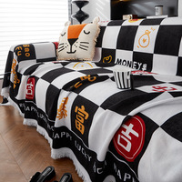 Couverture de voyage douce personnalisable avec logo pour voiture, couverture climatisation, plaid compact pour canapé, idéale pour les trajets quotidiens
