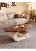 Table Basse Moderne de Salon Luxe Discret Sensation Haut de Gamme, Nouvelle Table de Designer pour le Salon