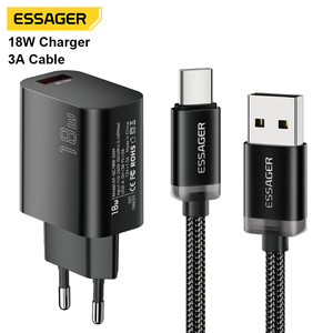 <span class=keywords><strong>Cargador</strong></span> ESSAGER de 20W USB Tipo C de Carga Rápida Adaptador de Teléfono Cargadores y Cables <span class=keywords><strong>para</strong></span> <span class=keywords><strong>iPhone</strong></span> con <span class=keywords><strong>Caja</strong></span> - Product Image 4