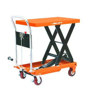 Draagbare 500Kg Hydraulische Winkelwagen Lift Tafel Trolley