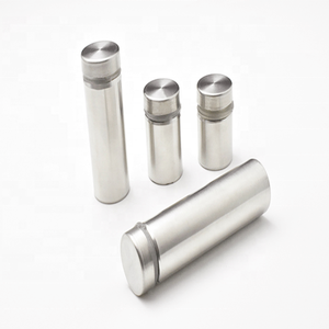 Productos de primer nivel Letrero de acrílico de vidrio Soporte de hardware de montaje en pared Separadores de acero inoxidable de metal negro plateado y dorado <span class=keywords><strong>Standof</strong></span> - Product Image 4