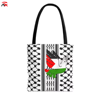 Sac de voyage palestinien personnalisé en gros avec cœur palestinien, sac fourre-tout personnalisé Palestine