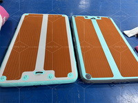 Jet Ski Teck Drop Stitch Bain de soleil Yoga Eau Ponton Plate-forme Gonflable Yacht Île Dock Flottant Flottant Pont De Bain