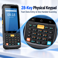 Terminal portable durci Idata K3 Pro Android 14 avec scanner de codes-barres 1D/2D et 4G, 28 touches, pour l'inventaire d'entrepôt
