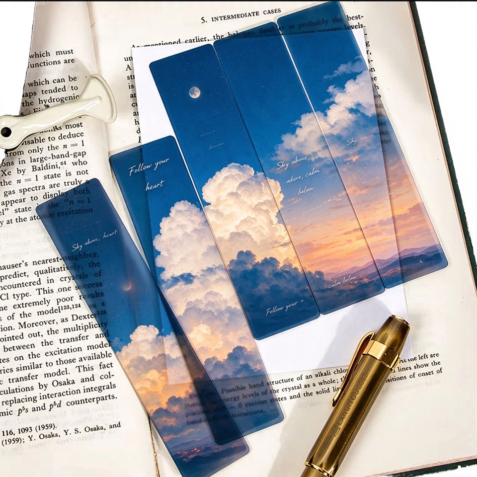 Custom UV Printed Laminated Cardboard Bookmarks Personalized Card ...