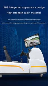 Asiento hidráulico Logitech y <span class=keywords><strong>volante</strong></span>, licencia de escuela de conducción interior, práctica, simulador de entrenamiento de conducción de automóviles para niños y adultos - Product Image 4