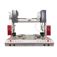 Machine à souder pour circuits imprimés de bureau à double plate-forme rotative Robot de soudage automatique pour le soudage de produits électroniques