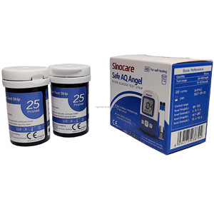 <span class=keywords><strong>Tiras</strong></span> Reactivas para la Prueba de Diabetes, Fabricantes Safe AQ Angel <span class=keywords><strong>Sinocare</strong></span> - Product Image 2