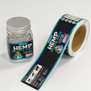 Etiquetas de Rollo con Holograma Personalizadas, Seguras para Alimentos, Resistentes al Agua y al Aceite, Autoadhesivas, con Logotipo Personalizado, para Botellas, Frascos y Envases de Cosméticos y Alimentos - Product Image 3
