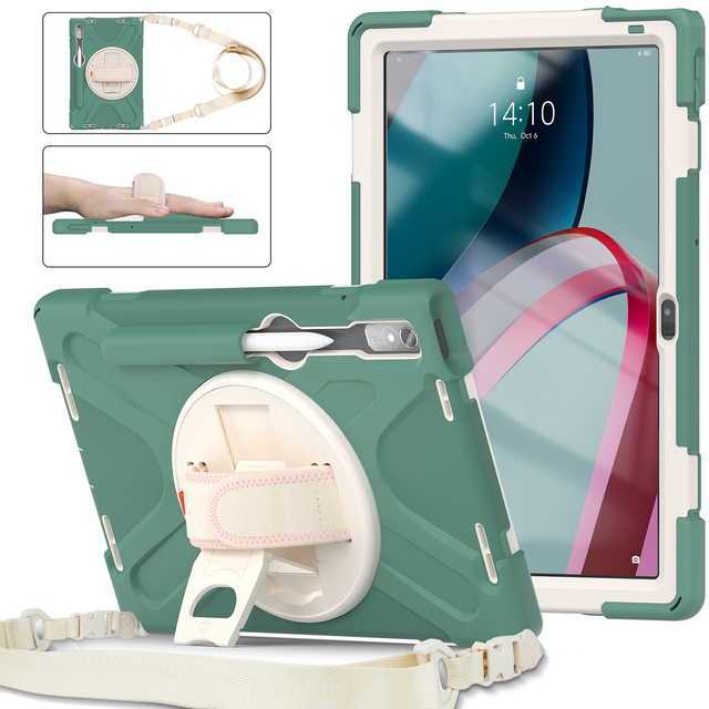 Case for Lenovo Tab P11 Shockproof Rugged Adjustable Hand-strap Tablet Case for Lenovo Tab P11 Pro Gen 2 11.2