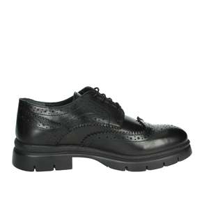 Donna Serena Scarpa Oxford in Pelle Nera da Donna Taglia 36 - Product Image 4